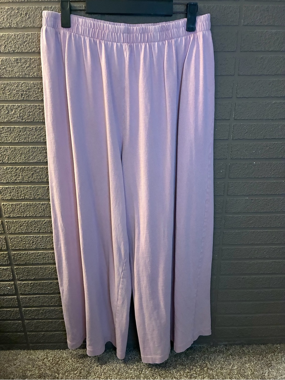 Z Supply Lavender Pink Wide Leg Lounge Pants Size L